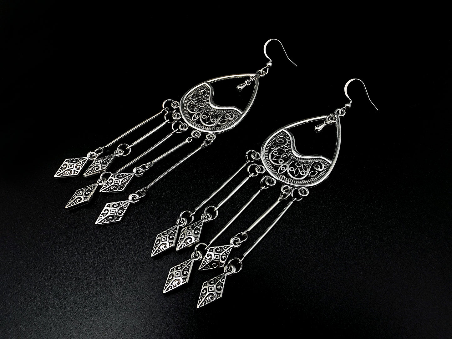 Boucles d'oreilles viking pour quotidien ou pour mariage.