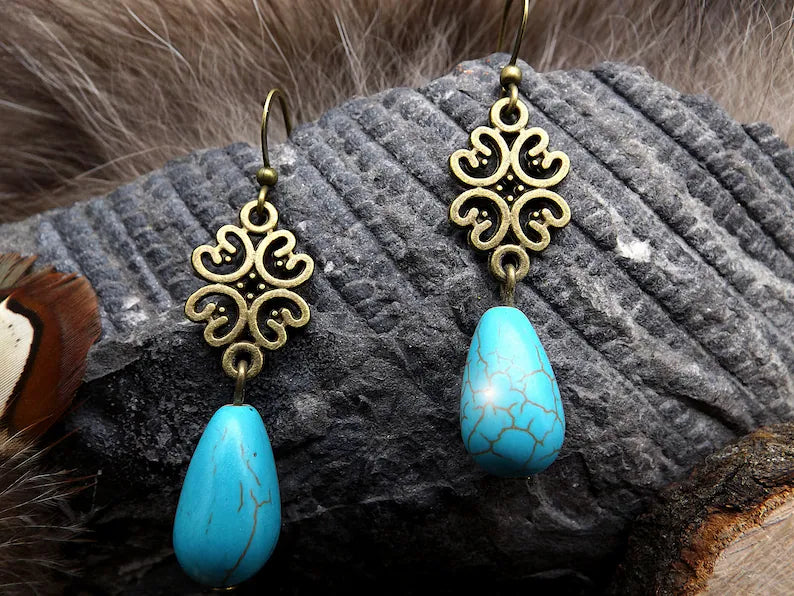 Boucles d'oreilles viking inspiration Lagertha.